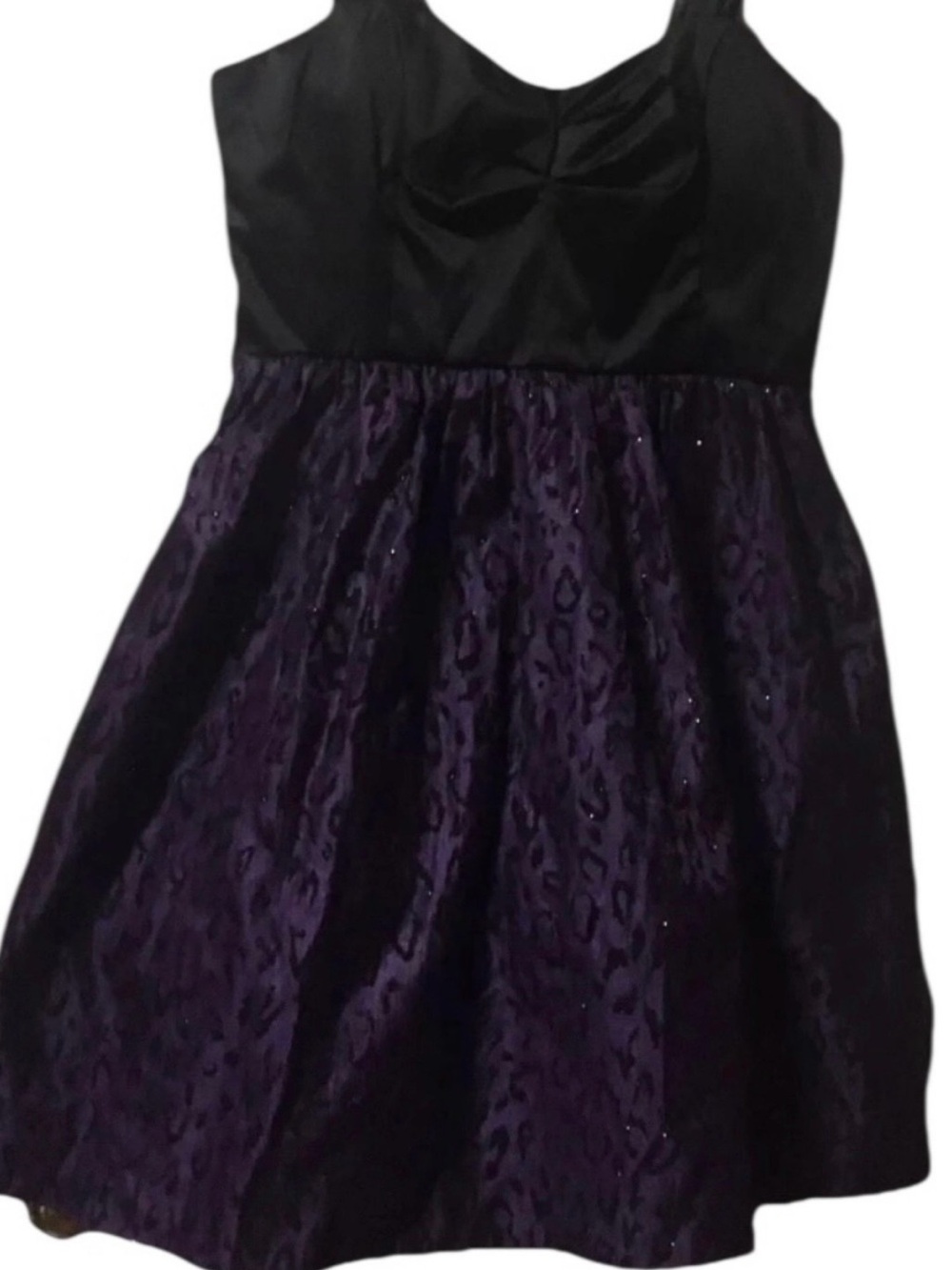 City Triangles ~ Women’s ~ Dress ~ Size 9  ~ Purple & Black ~ Formal ~ Juniors